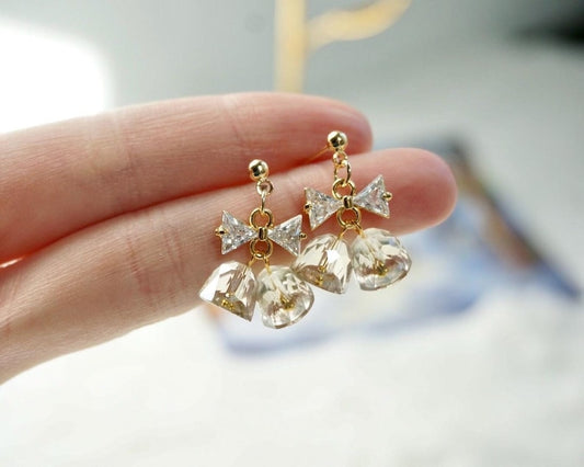 Gem Knot Earrings